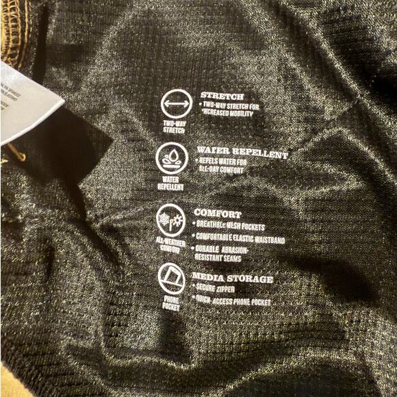 2 pairs of Orvis Men's Tech Pants 34 x 30 Olive Tan 5 -6 Pockets Water repellant - Picture 10 of 10